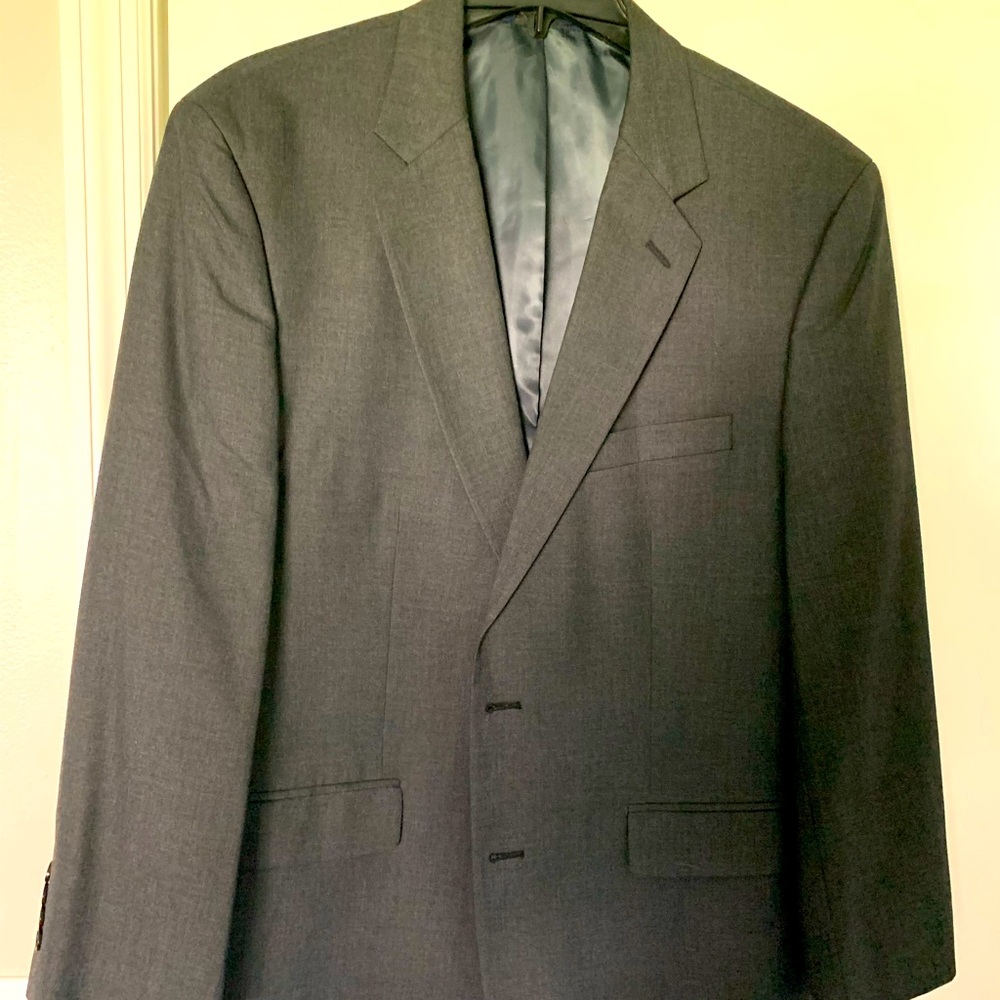 Croft & Barrow Grey Suit Jacket - 46R